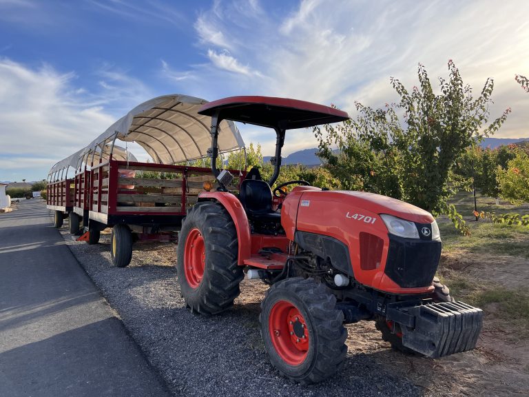 Red Tractor and Wagon