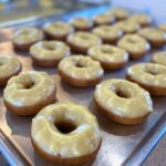 Cream Cheese Frosted Donuts
