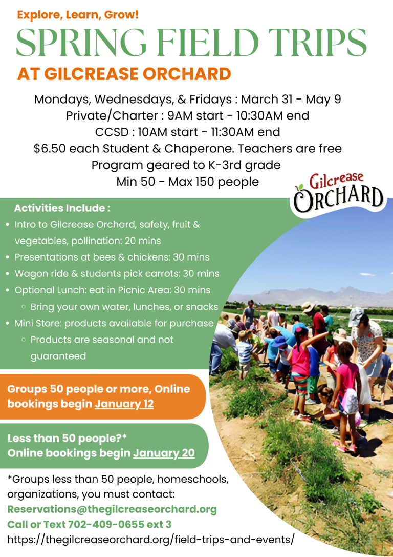 Spring Field Trips Flyer