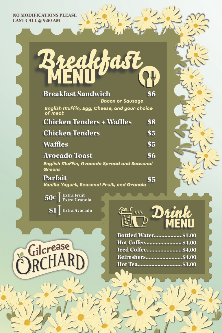 Breakfast Menu