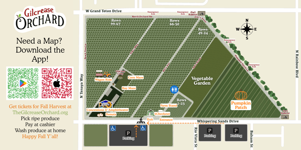 Fall Harvest Map