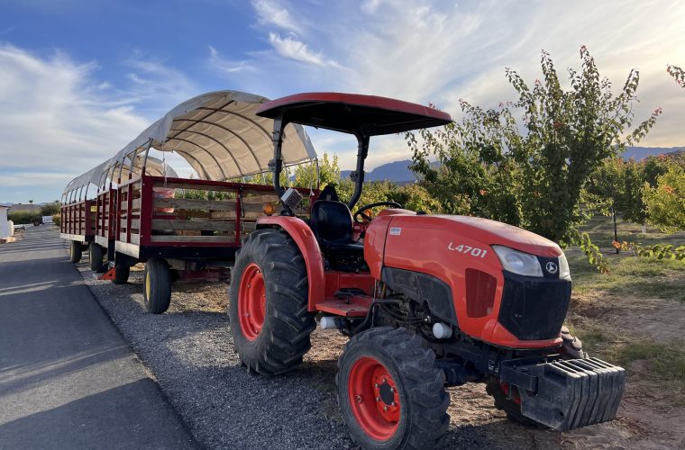 Red Tractor and Wagon