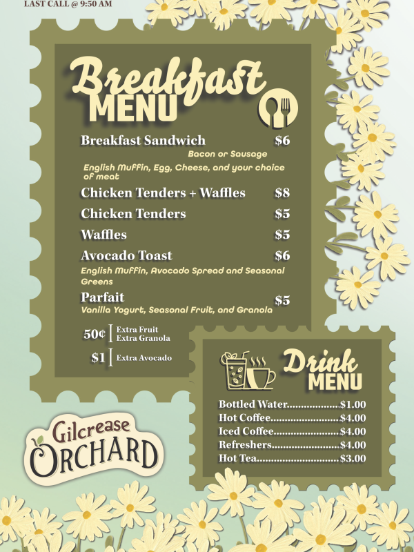 Breakfast Menu